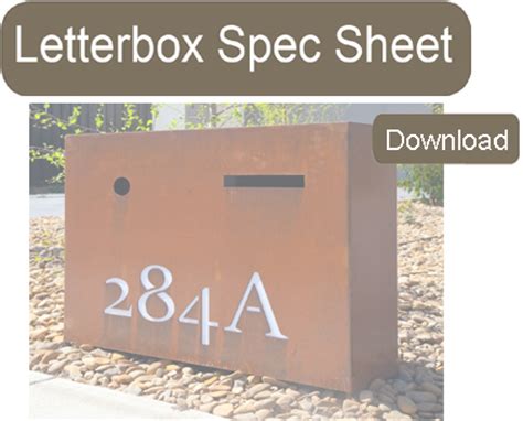 steel letter boxes melbourne|vertical letterbox.